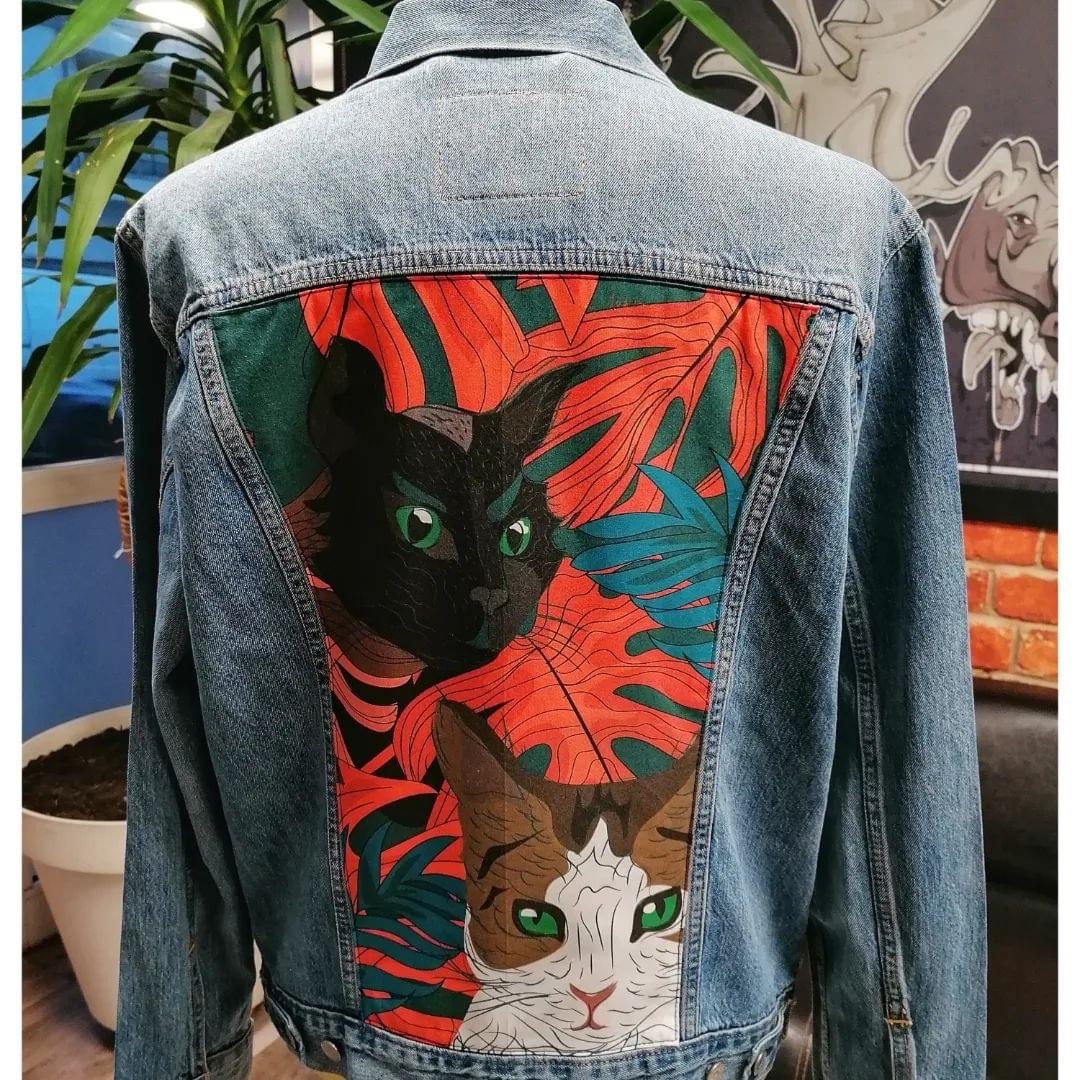 Veste jean personnalisée